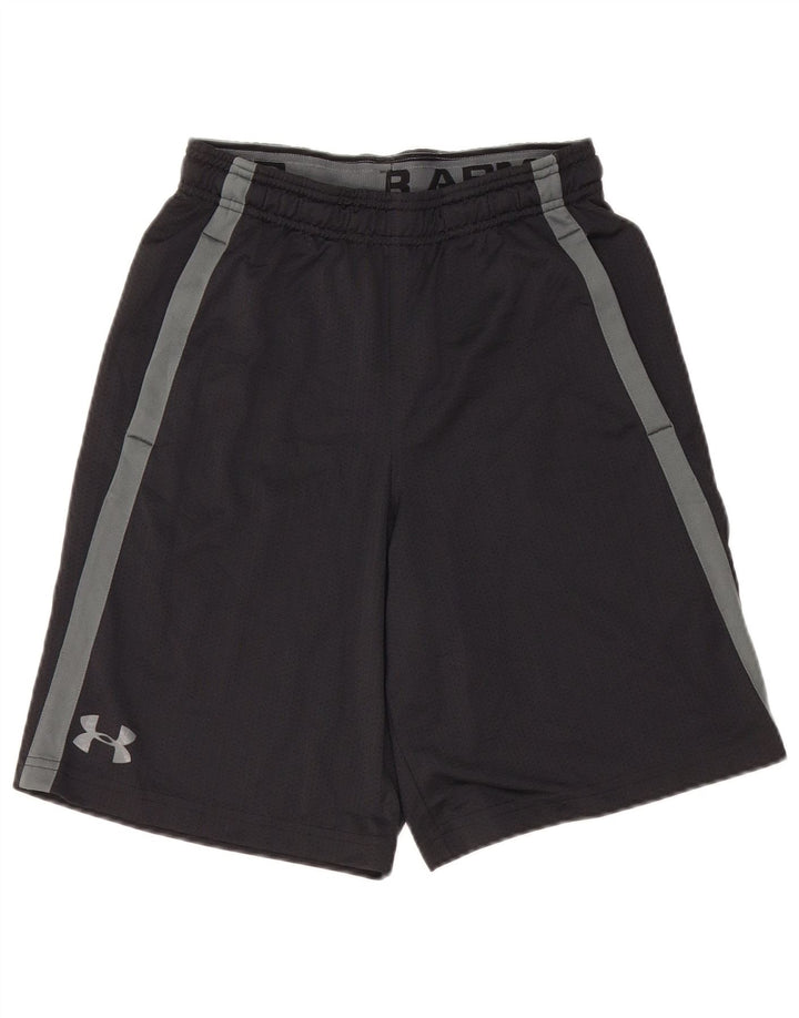 UNDER ARMOUR Mens Heat Gear Sport Shorts Small  Black Colourblock