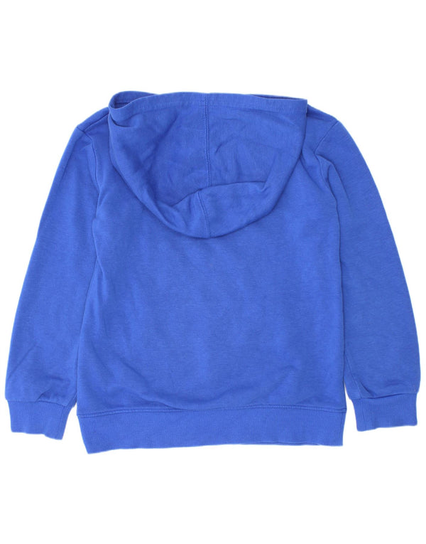 Under Armour Boys Graphic Hoodie Jumper 6-7 Years Blue Cotton