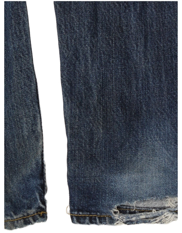 Carhartt Mens Straight Jeans W34 L34 Blue Cotton