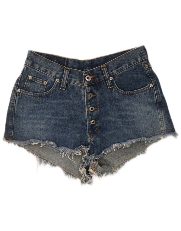 Unlimited Womens Denim Shorts W31 Medium Blue Cotton