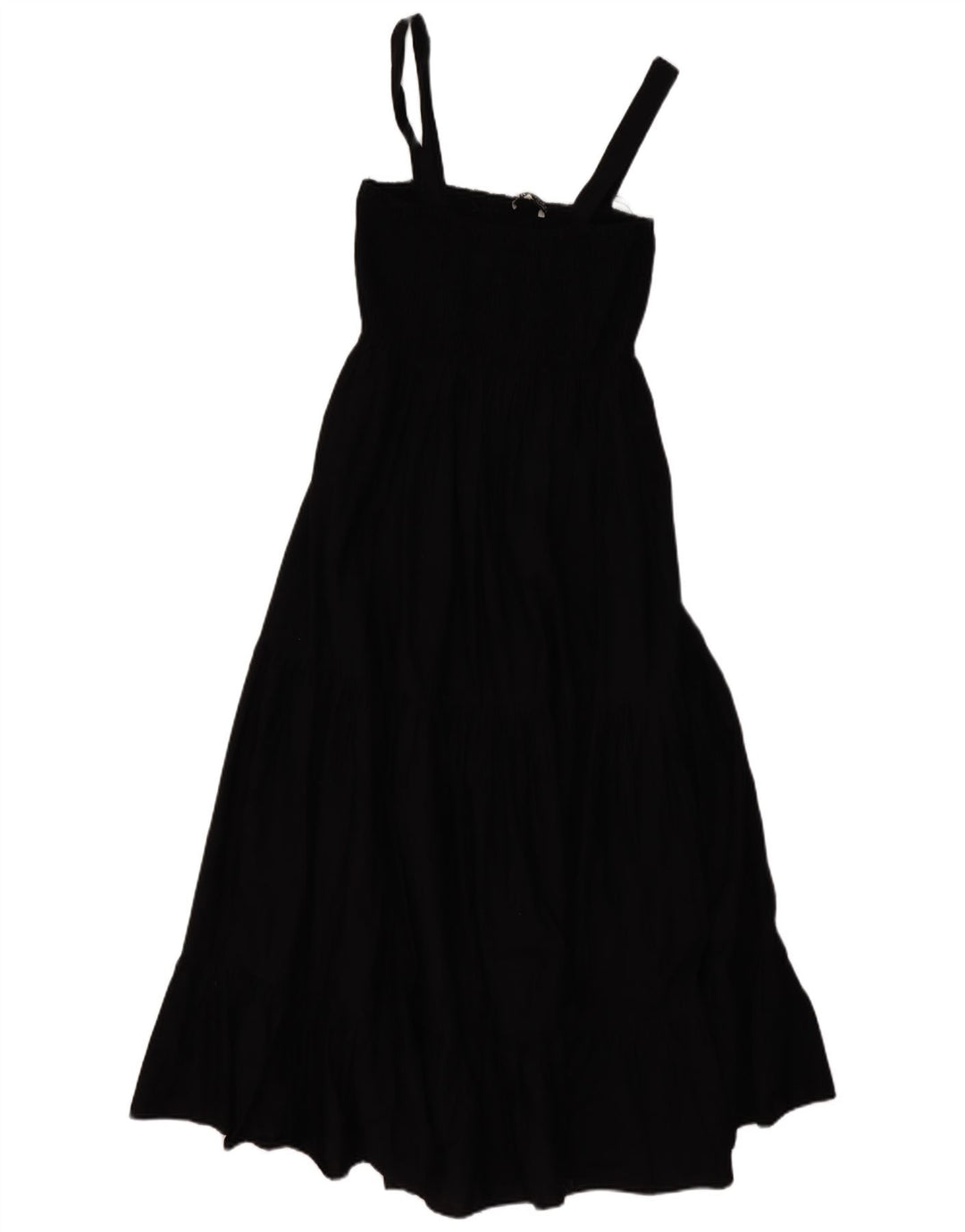 Zara Womens Sleeveless Maxi Dress UK 12 Medium Black Cotton