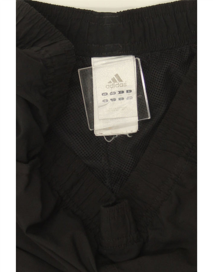 ADIDAS Womens Tracksuit Trousers Joggers UK 8 Small Black Polyester