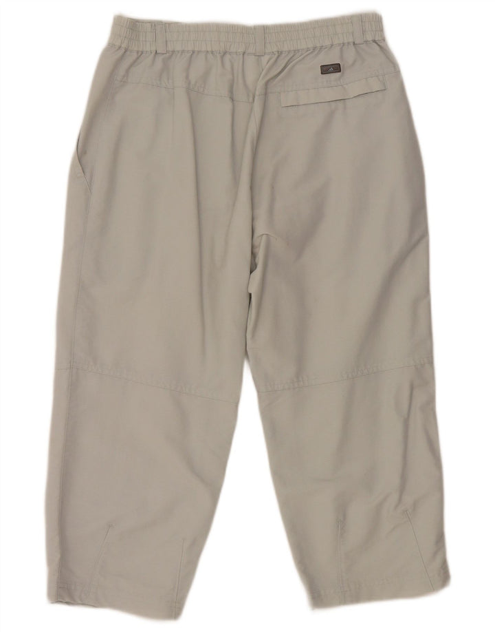 Adidas Womens Capri Trousers W28 L20 Grey Polyamide
