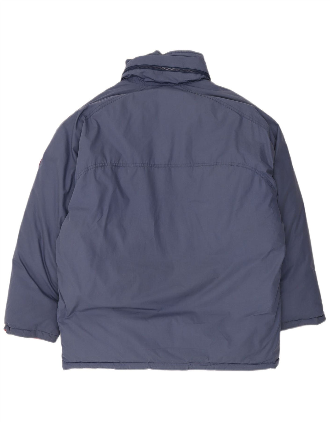 Diadora Mens Hooded Padded Jacket UK 38 Medium Navy Blue