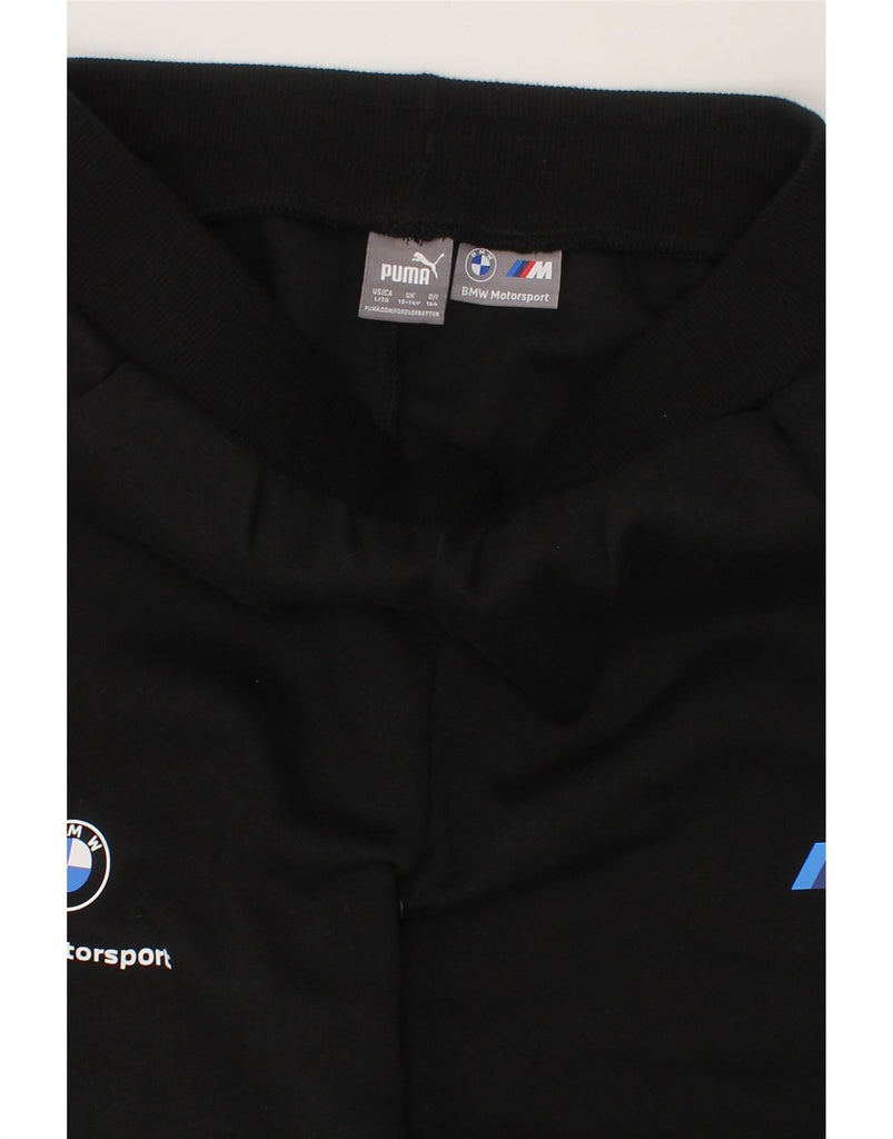 PUMA Boys BMW Motorsport Tracksuit Trousers Joggers 13-14 Years Black Vintage Puma and Second-Hand Puma from Messina Hembry 