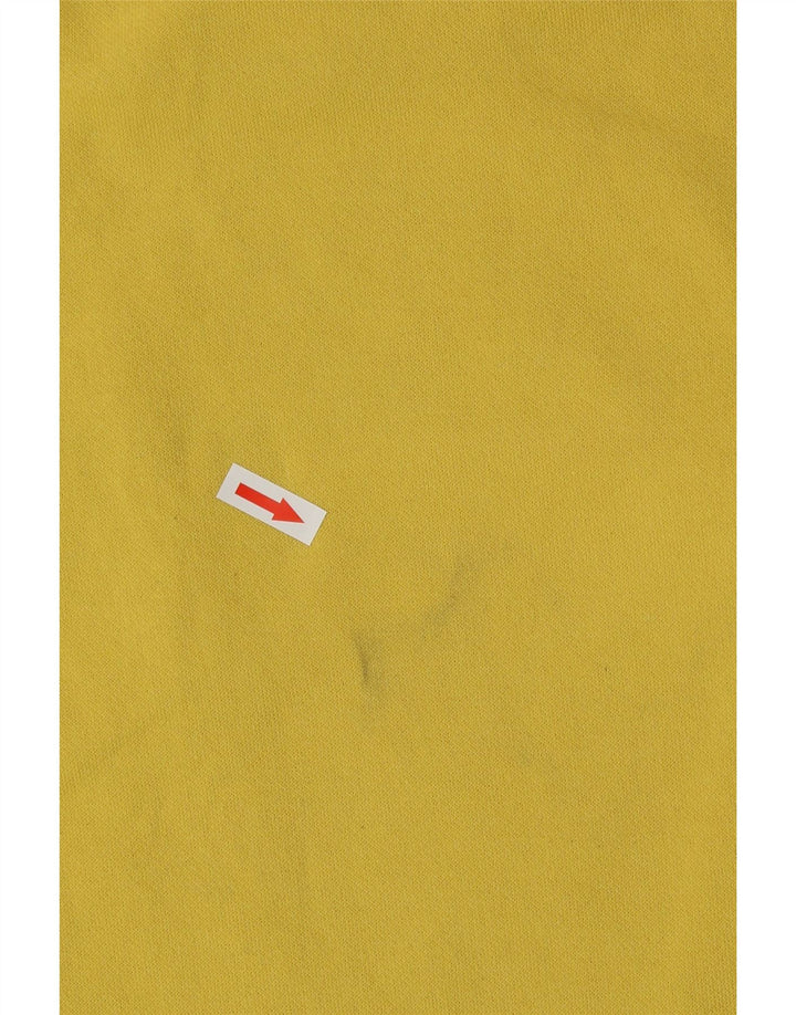 Champion Womens Graphic Sweatshirt Jumper UK 8 Small Yellow