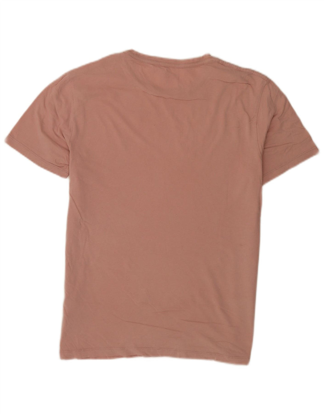 All Saints Mens Regular Fit T-Shirt Top Medium Pink Cotton