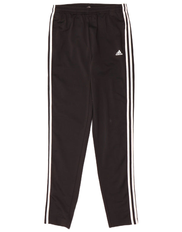 ADIDAS Boys Tracksuit Trousers 15-16 Years  Black Polyester