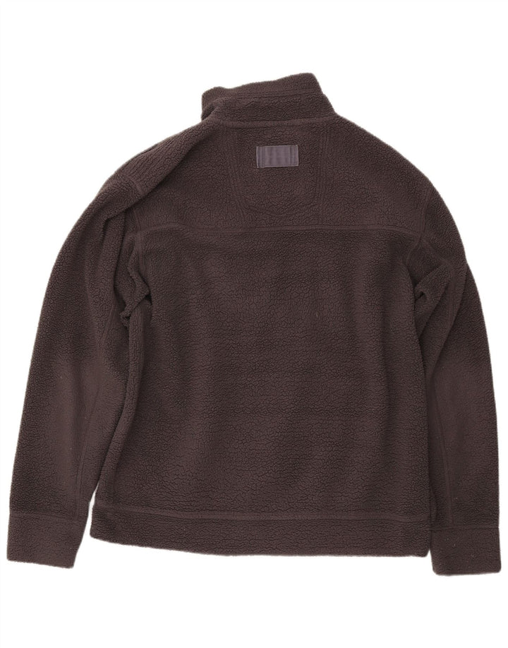 WEIRD FISH Mens Fleece Jacket UK 40 Large Grey Polyester