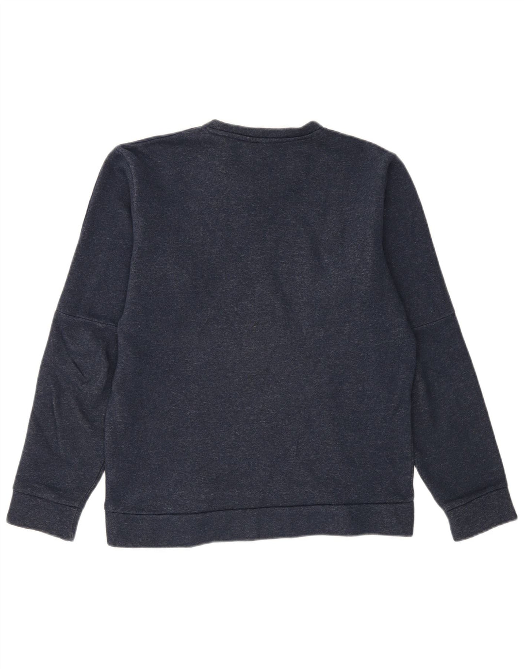ADIDAS Mens Sweatshirt Jumper Small Navy Blue Cotton