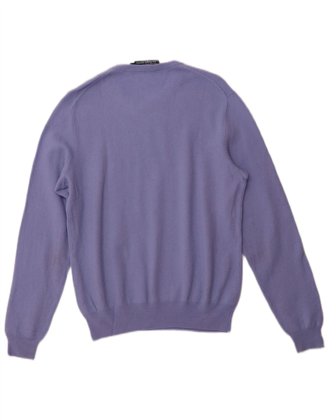 POLO RALPH LAUREN Mens Crew Neck Jumper Sweater Small Purple Merino Wool