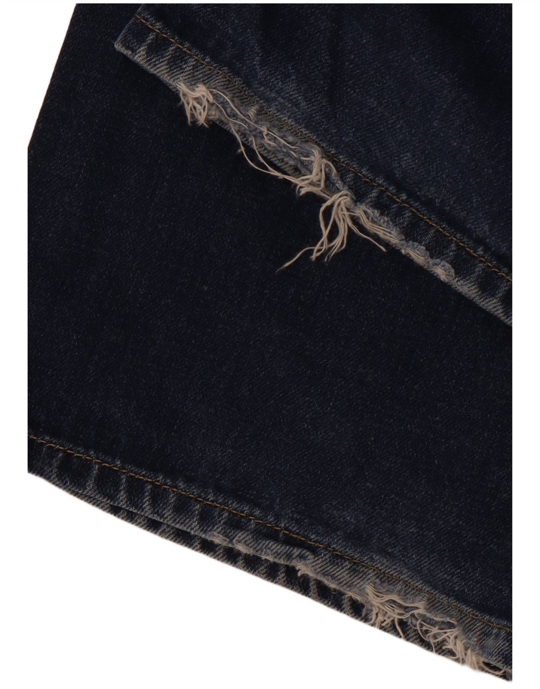 HUGO BOSS Mens Straight Jeans W31 L34 Navy Blue Cotton