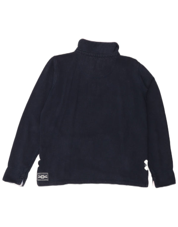 CREW CLOTHING Womens Oversized Sweatshirt Jumper UK 10 Small  Navy Blue