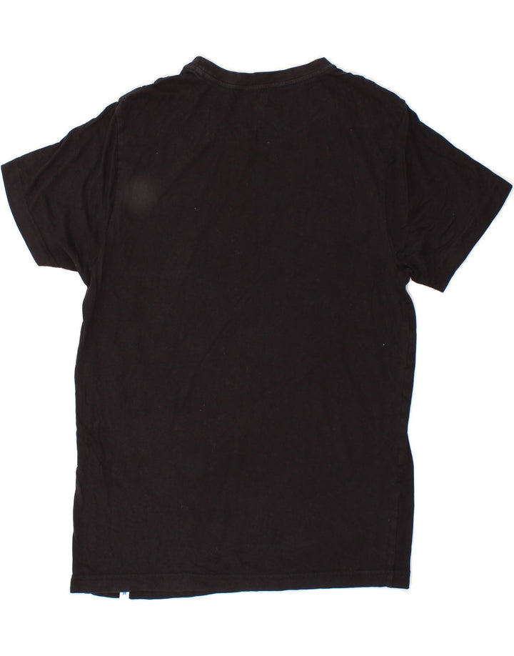 HURLEY Mens Graphic T-Shirt Top Medium Black Cotton Vintage Hurley and Second-Hand Hurley from Messina Hembry 