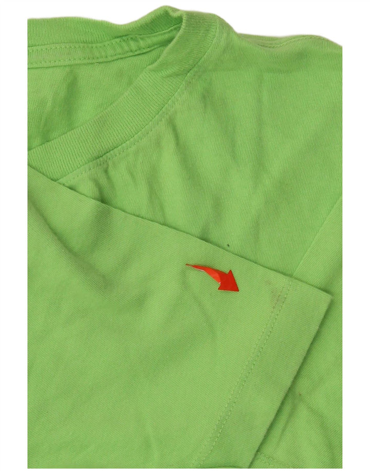 PUMA Womens Graphic T-Shirt Top UK 14 Medium Green