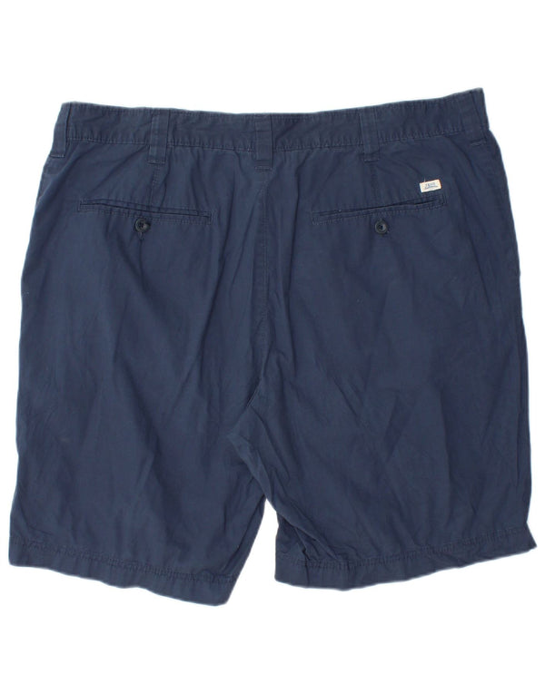IZOD Mens Salt Water Chino Shorts W40 XL Navy Blue Cotton