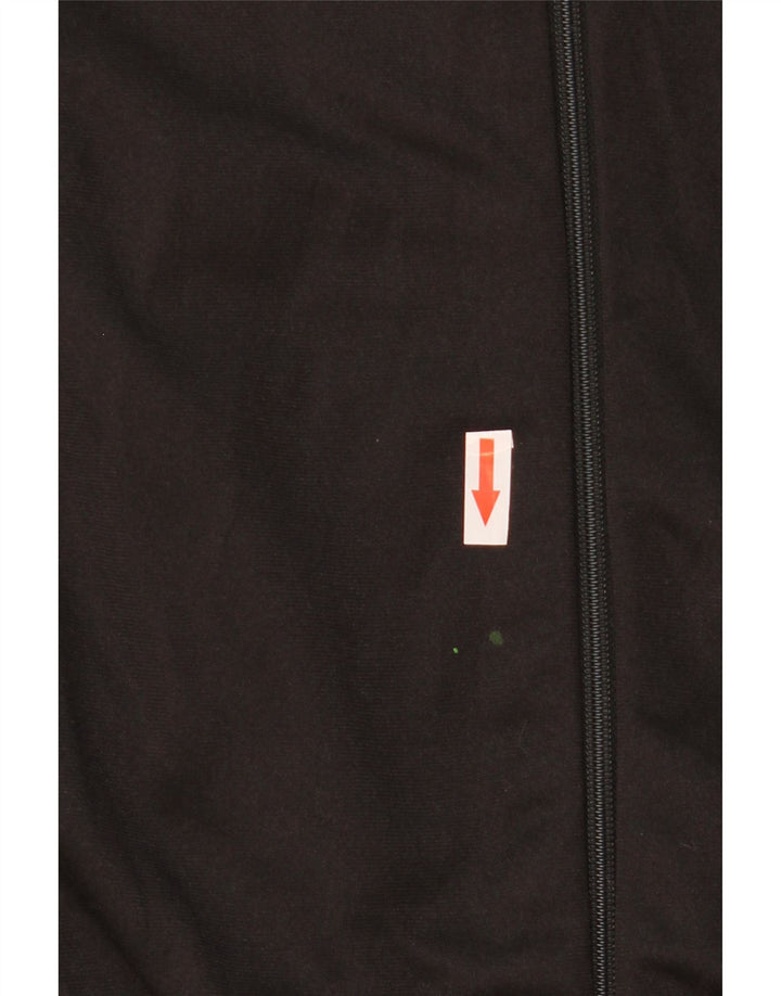 Asics Mens Graphic Tracksuit Top Jacket IT 48 Medium Black Colourblock