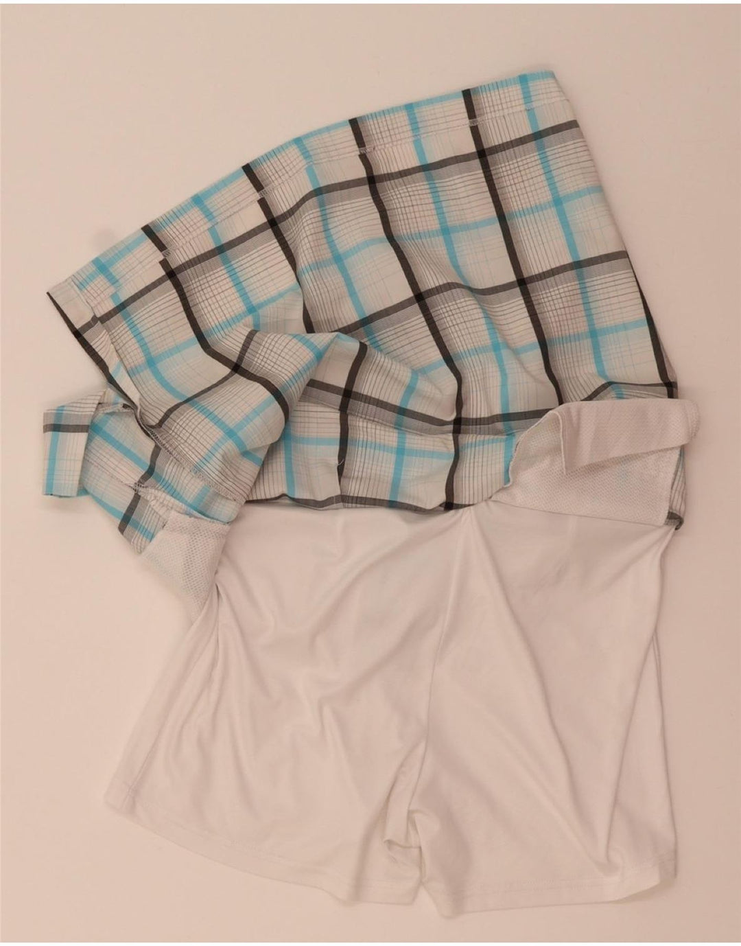 IZOD Womens Skort US 12 Large  Blue Check Polyester