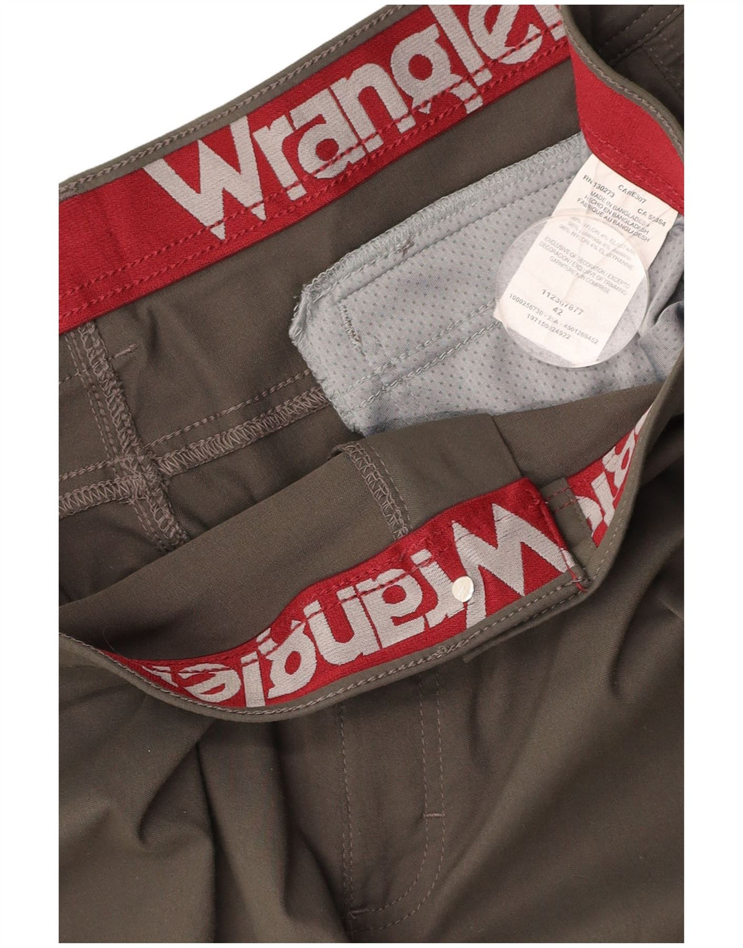 WRANGLER Mens Cargo Shorts W42 2XL  Khaki Nylon