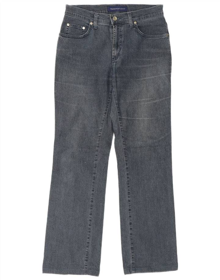 TRUSSARDI Womens Straight Jeans W27 L29  Blue Cotton