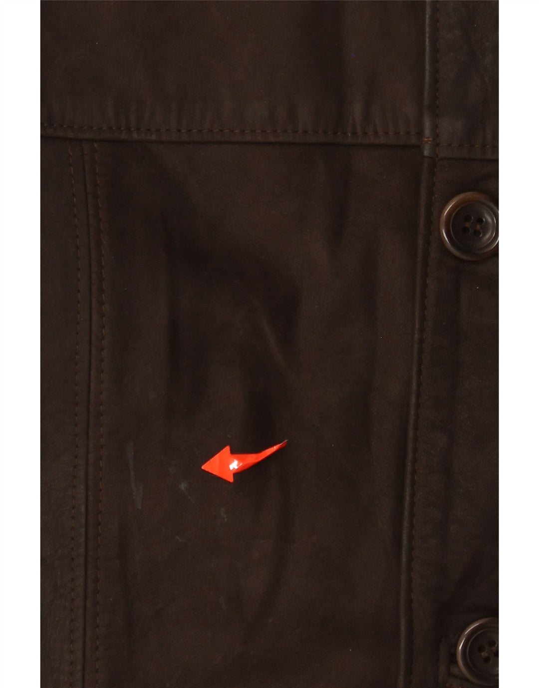 VINTAGE Mens Leather Jacket IT 48 Medium Brown Leather