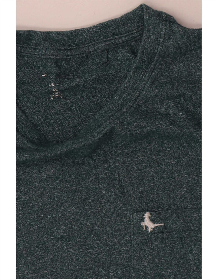 Jack Wills Mens T-Shirt Top XL Green Polyester