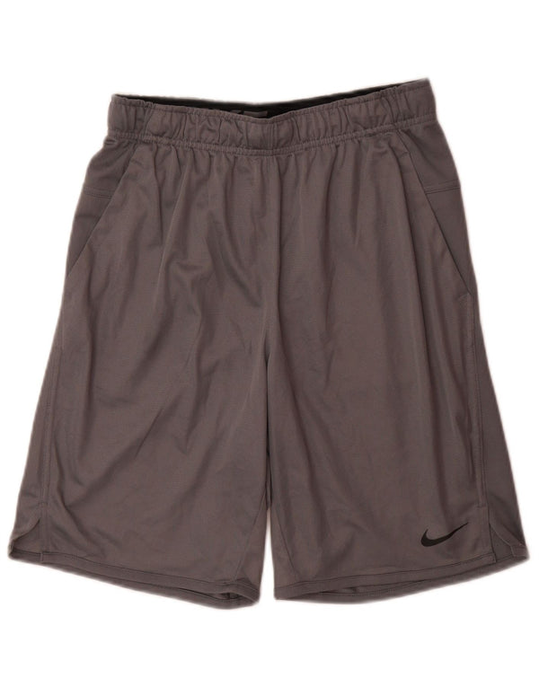 Nike Mens Dri Fit Sport Shorts Small Grey Polyester