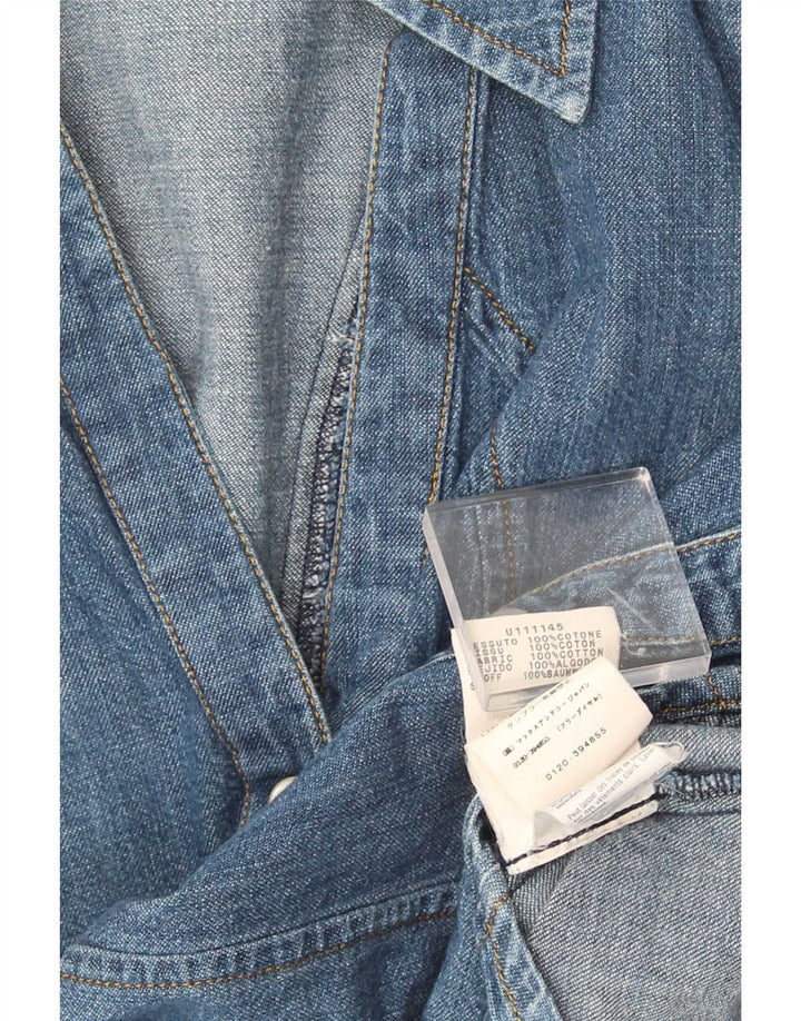 Max & Co. Womens Denim Shirt UK 8 Small Blue Cotton