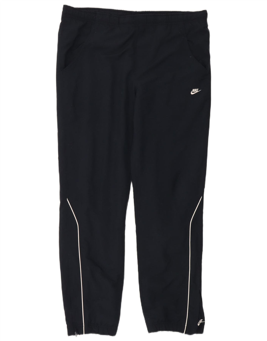 Nike Mens Tracksuit Trousers Joggers Medium Navy Blue Polyester