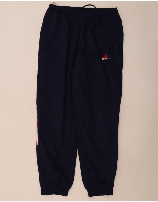 ADIDAS Mens Tracksuit Trousers Joggers UK 42/44 Large Navy Blue