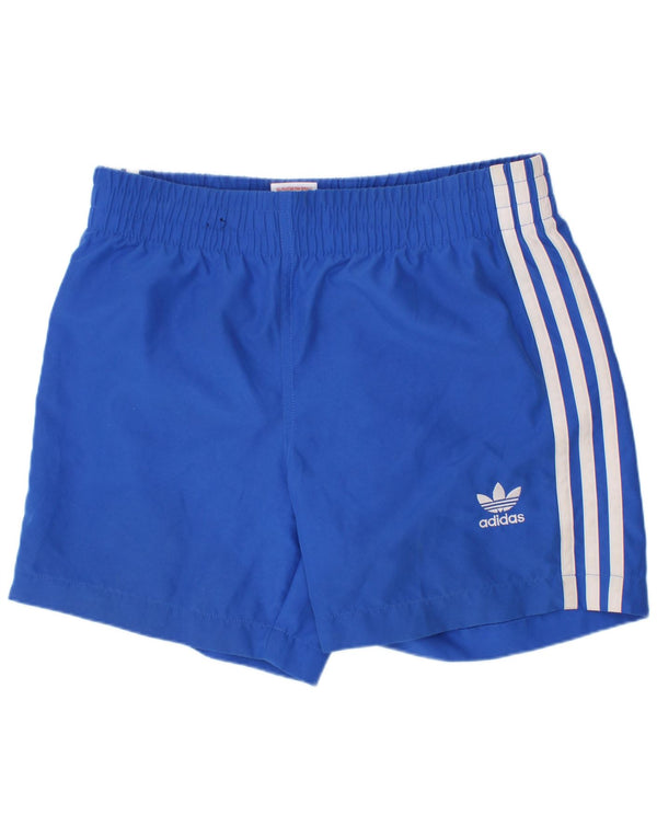 Adidas Boys Swimming Shorts 12-13 Years Blue Polyester