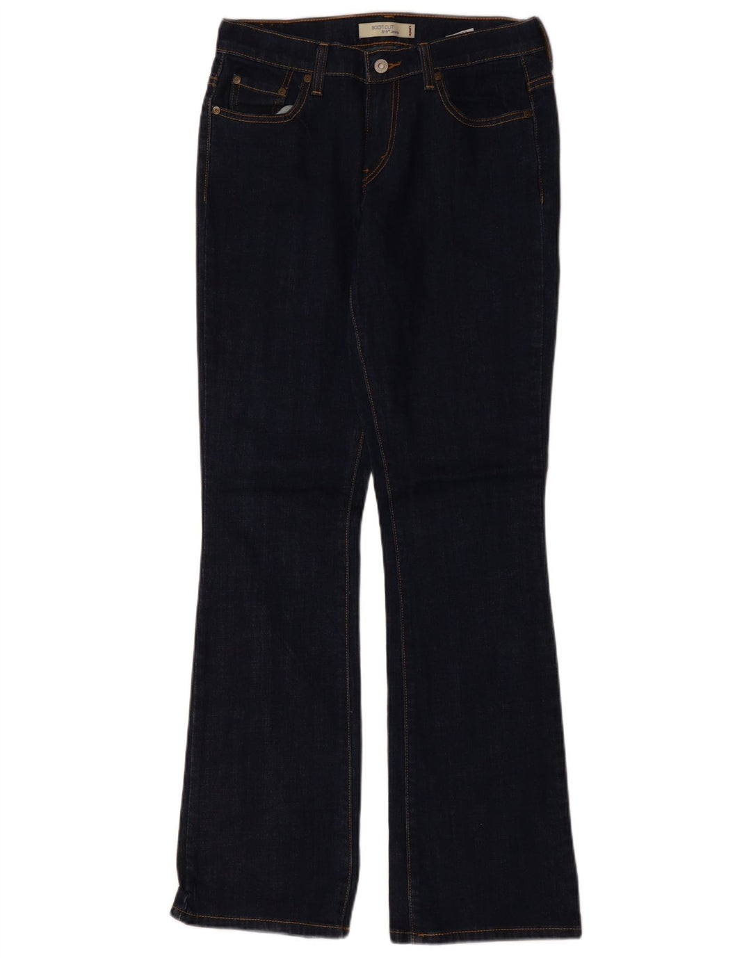 LEVI'S Womens 515 Bootcut Jeans US 6 Medium W30 L33 Navy Blue Cotton