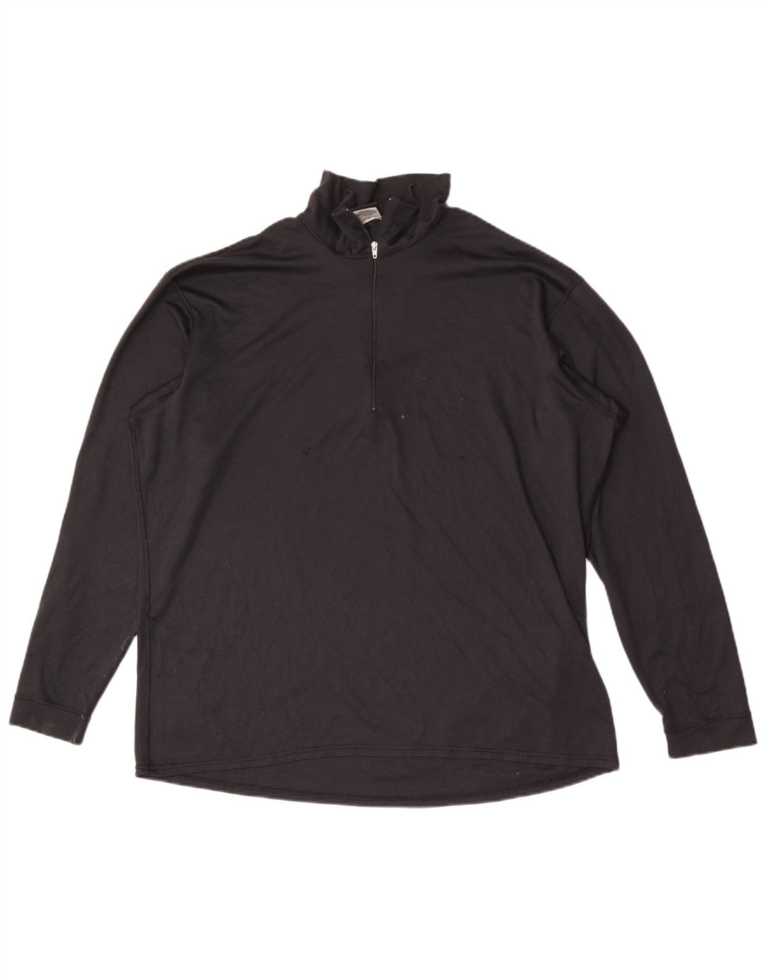 Patagonia Mens Zip Neck Pullover Tracksuit Top XL Black Polyester