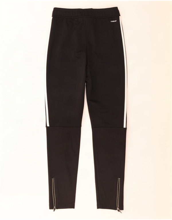 Adidas Mens Aeroready Tracksuit Trousers Small Black Polyester