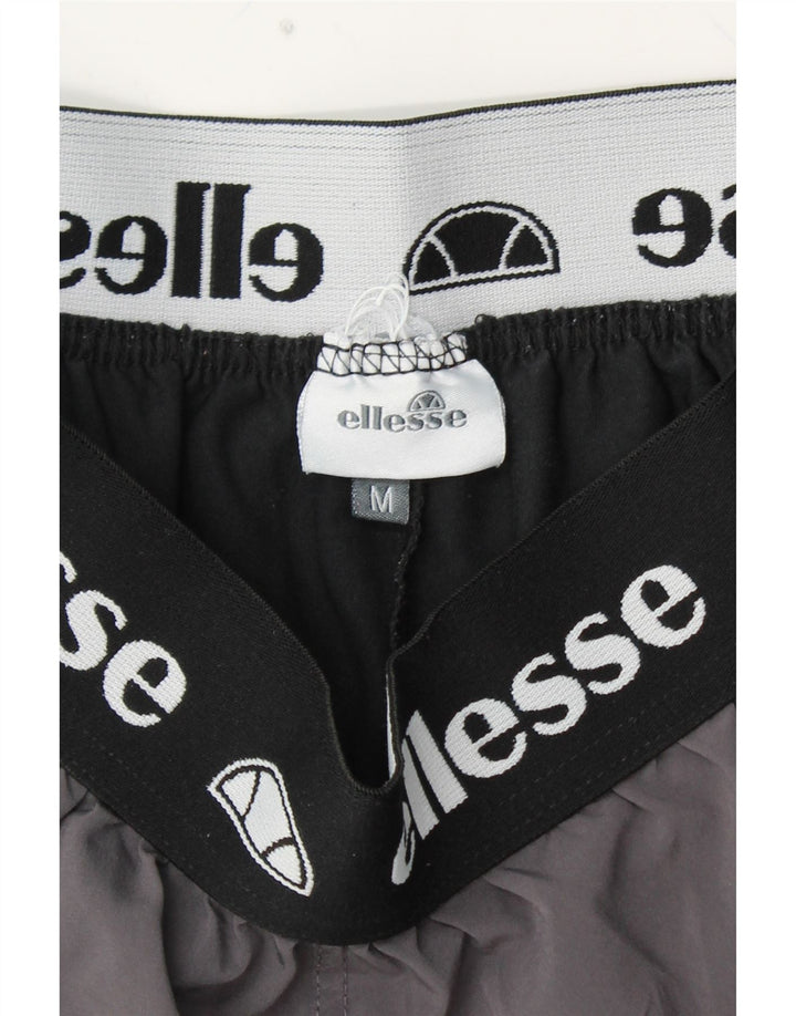 ELLESSE Mens Graphic Sport Shorts Medium  Grey Colourblock