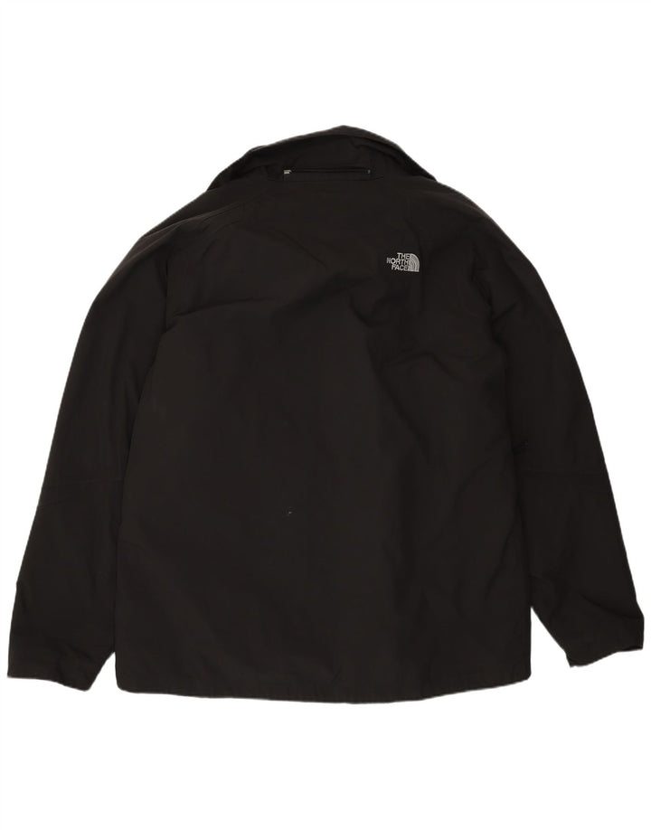 The North Face Mens Hyvent Windbreaker Jacket UK 40 Large Black Nylon
