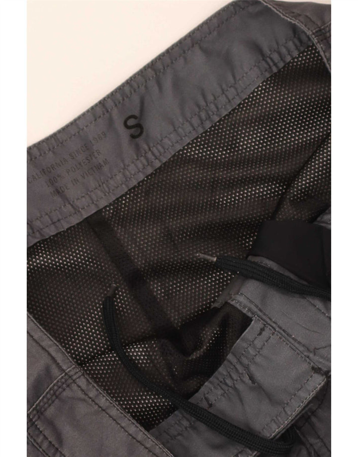 Gap Mens Cargo Swimming Shorts Small Grey Colourblock Polyester