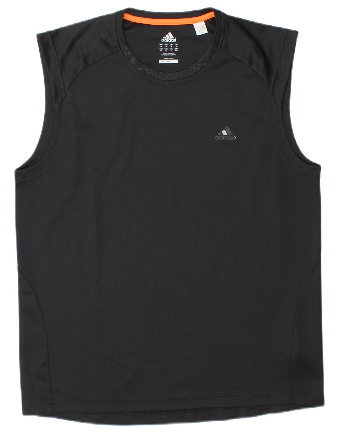 Adidas Mens Climalite Vest Top Medium Black Polyester