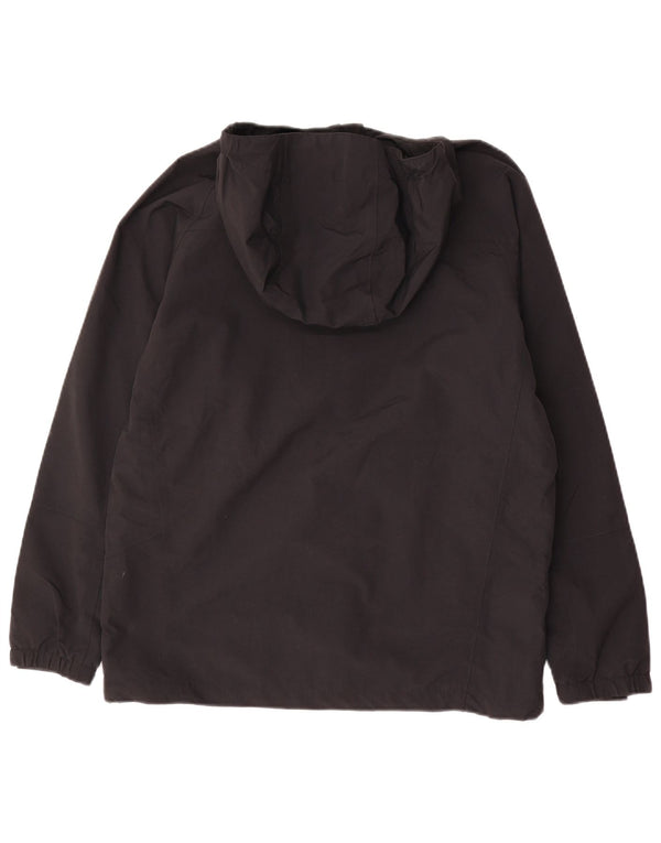Berghaus Boys Hooded Rain Jacket 12-13 Years Black Polyester