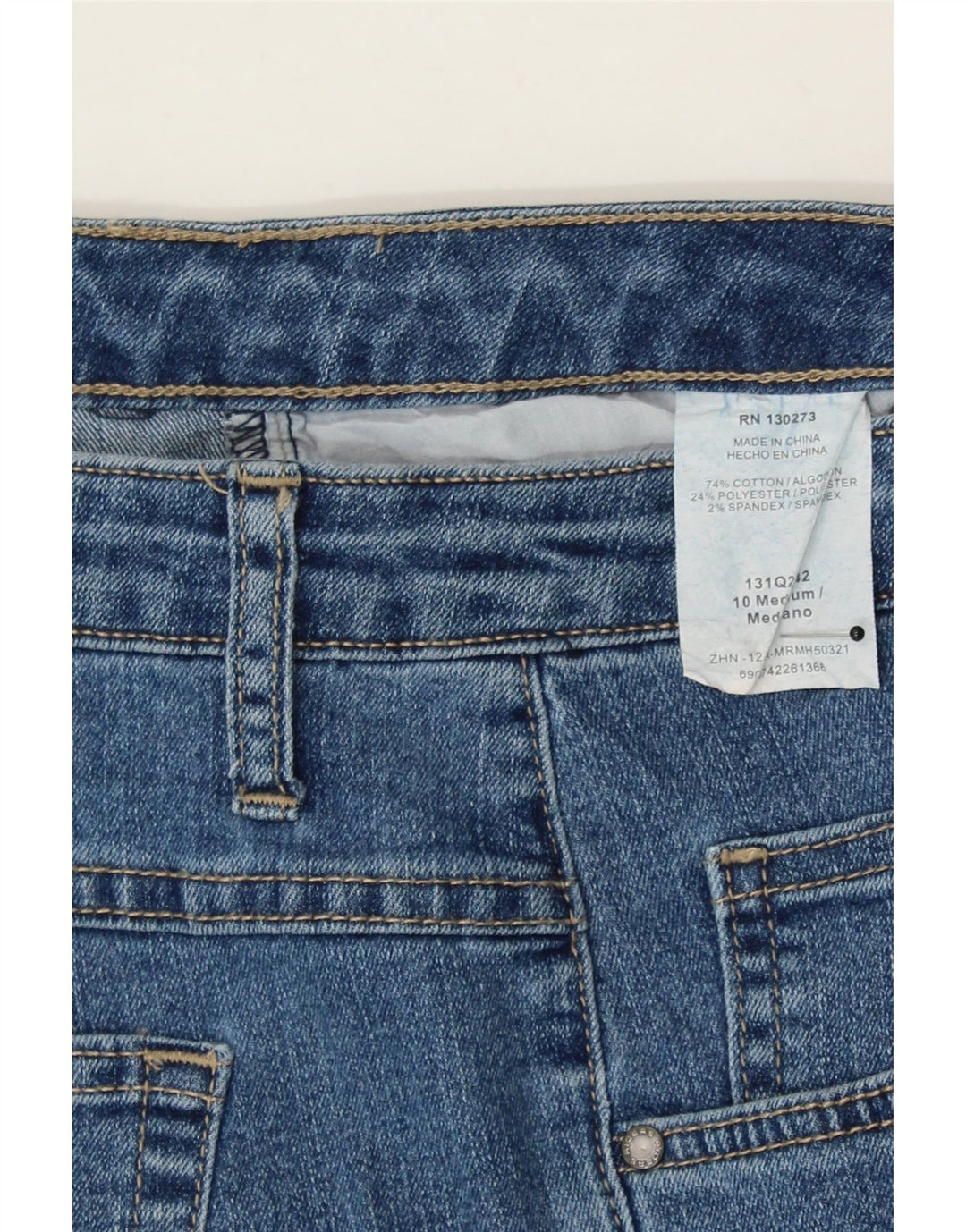 LEE Womens Capri Jeans US 10 Large W32 L18 Blue Cotton Vintage Lee and Second-Hand Lee from Messina Hembry 