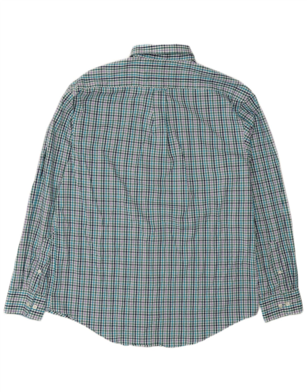 IZOD Mens Shirt Large Multicoloured Check Cotton