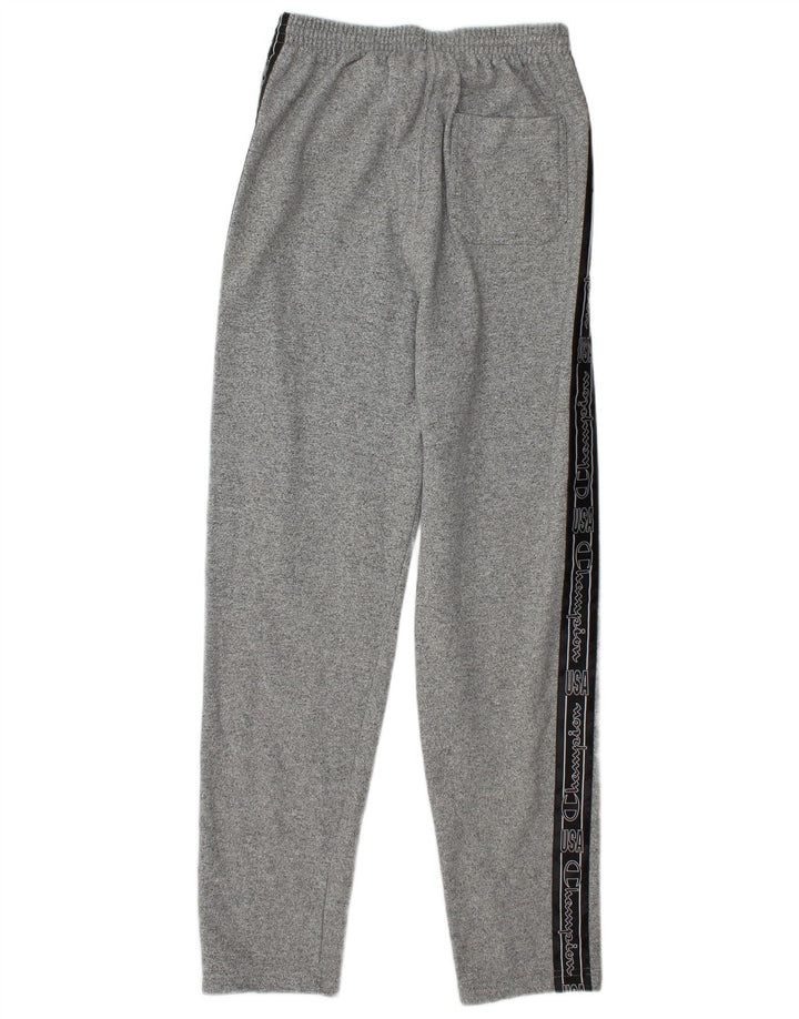 Champion Mens Graphic Full Tracksuit Medium Grey Flecked Cotton