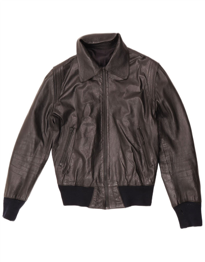 Vintage Mens Bomber Jacket UK 34 XS Black