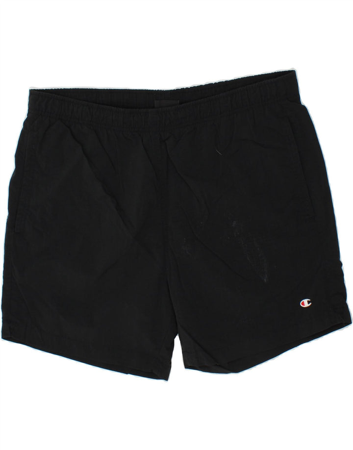 CHAMPION Mens Sport Shorts 2XL  Black Polyamide Vintage Champion and Second-Hand Champion from Messina Hembry 