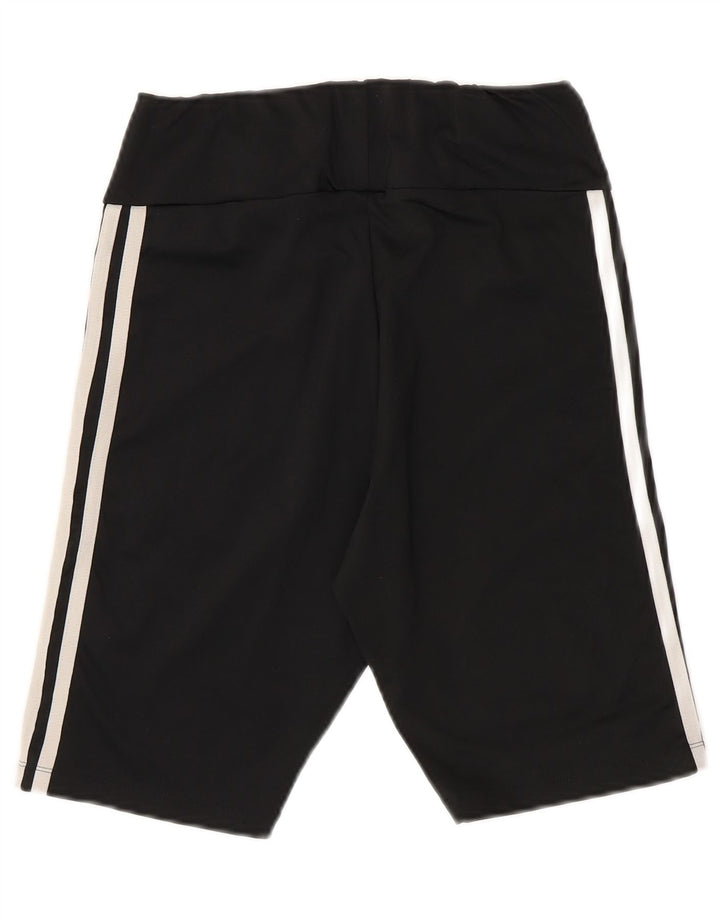 ADIDAS Womens Sport Shorts UK 14 Medium Black Polyester