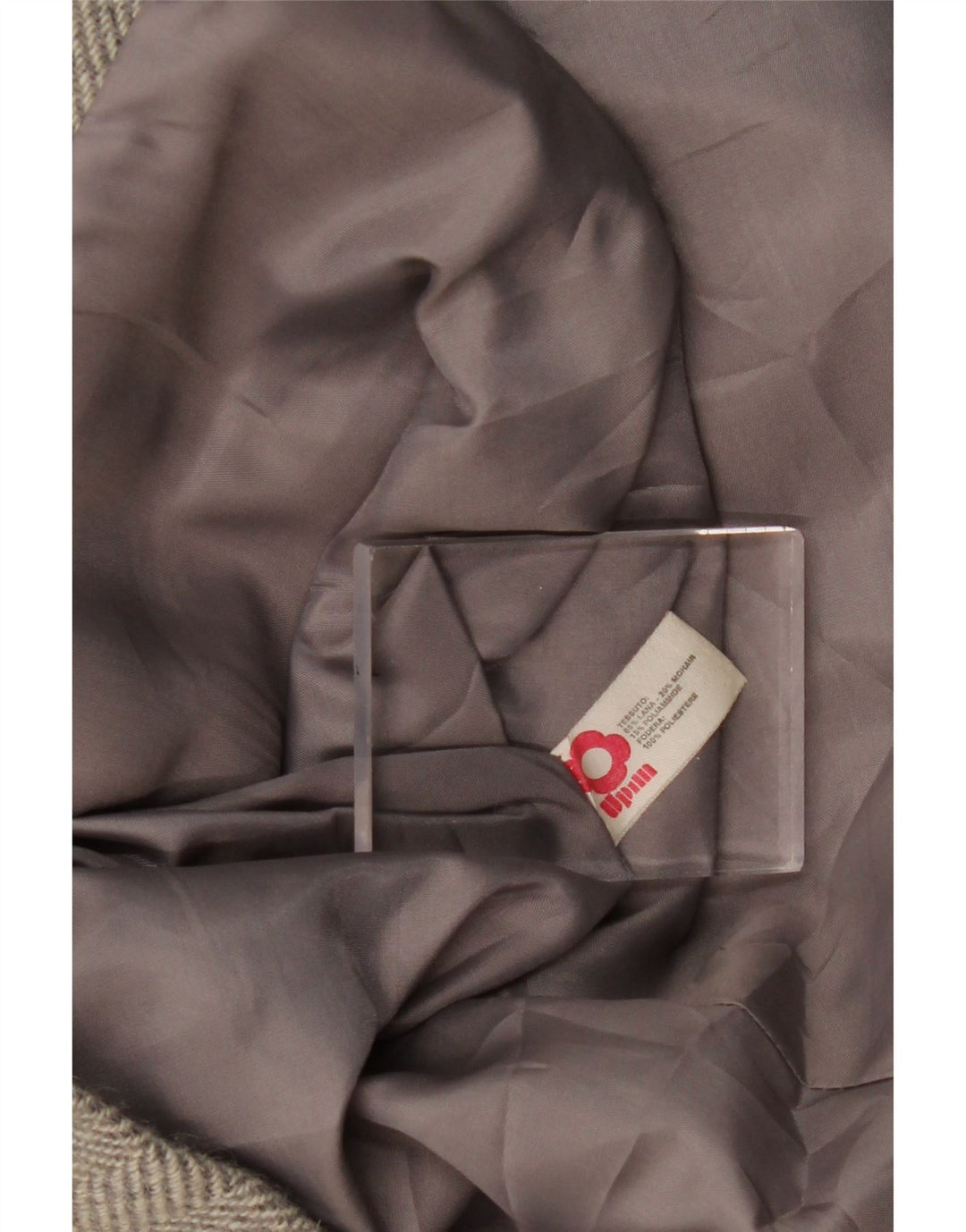 WPM Womens Double Breasted Blazer Jacket UK 14 Medium Grey Herringbone