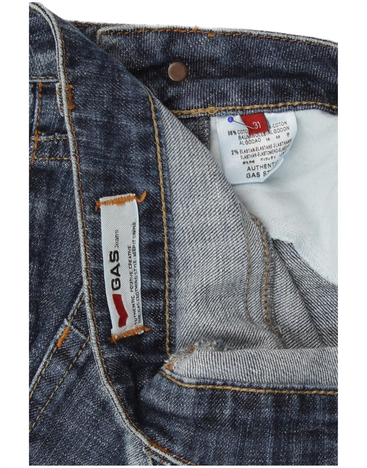 Gas Womens Slim Jeans W31 L29 Blue Cotton
