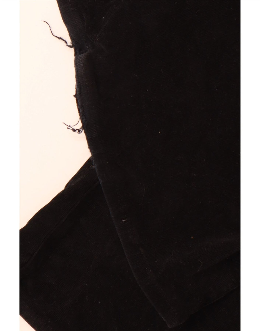 LEE Womens Chaffee Flare Corduroy Trousers W28 L33 Black Cotton