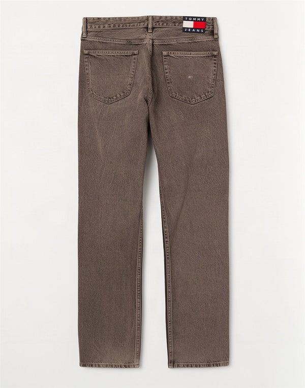 Tommy Hilfiger Mens Straight Jeans W33 L32 Grey Cotton