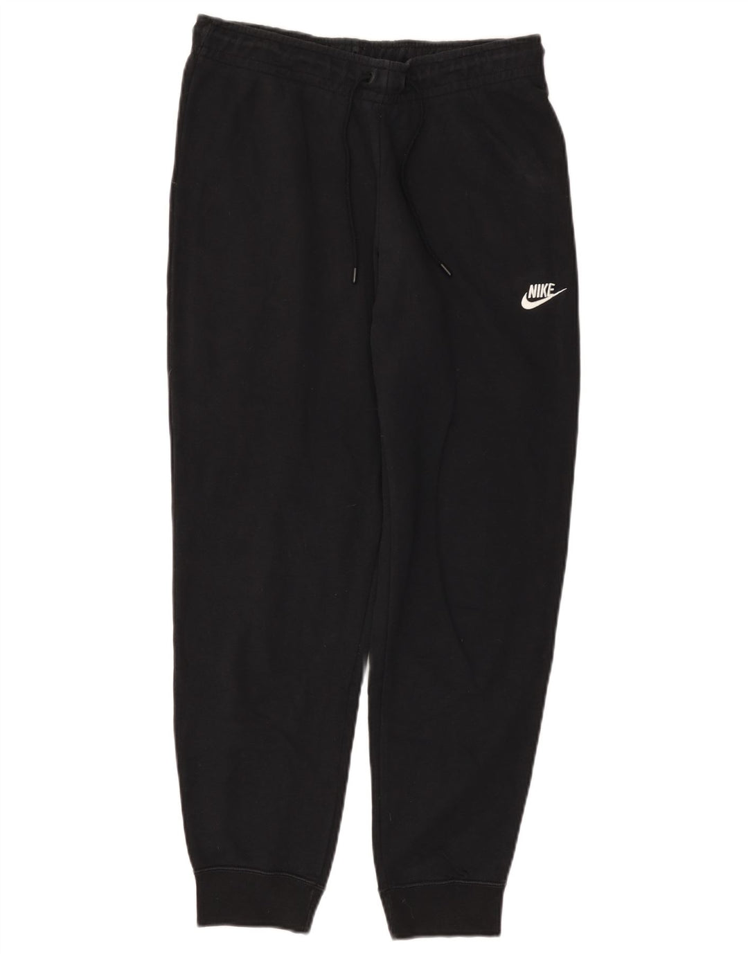 Nike Womens Tracksuit Trousers Joggers UK 14 Medium  Black Cotton